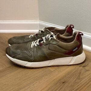 PIKOLINOS Olive and Burgundy Men's Meliana Sneakers